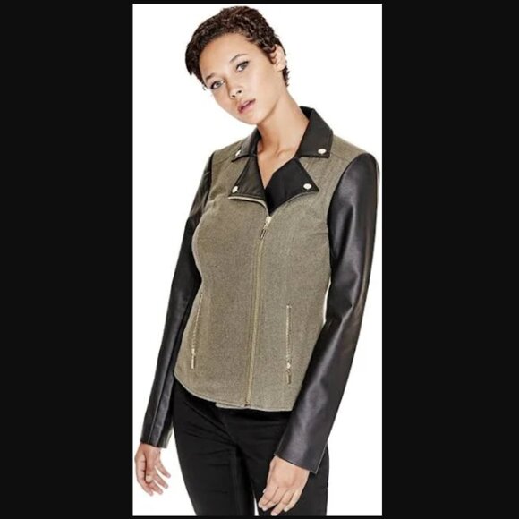 G by Guess Wool-Blend Jacket SIZE LARGE - Picture 1 of 17